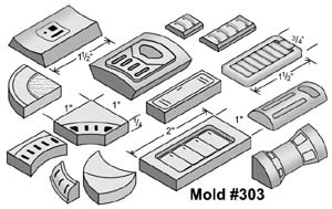 Pieces in Mold #303