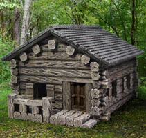 Completed Log Cabin