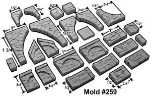 Pieces in Mold #259